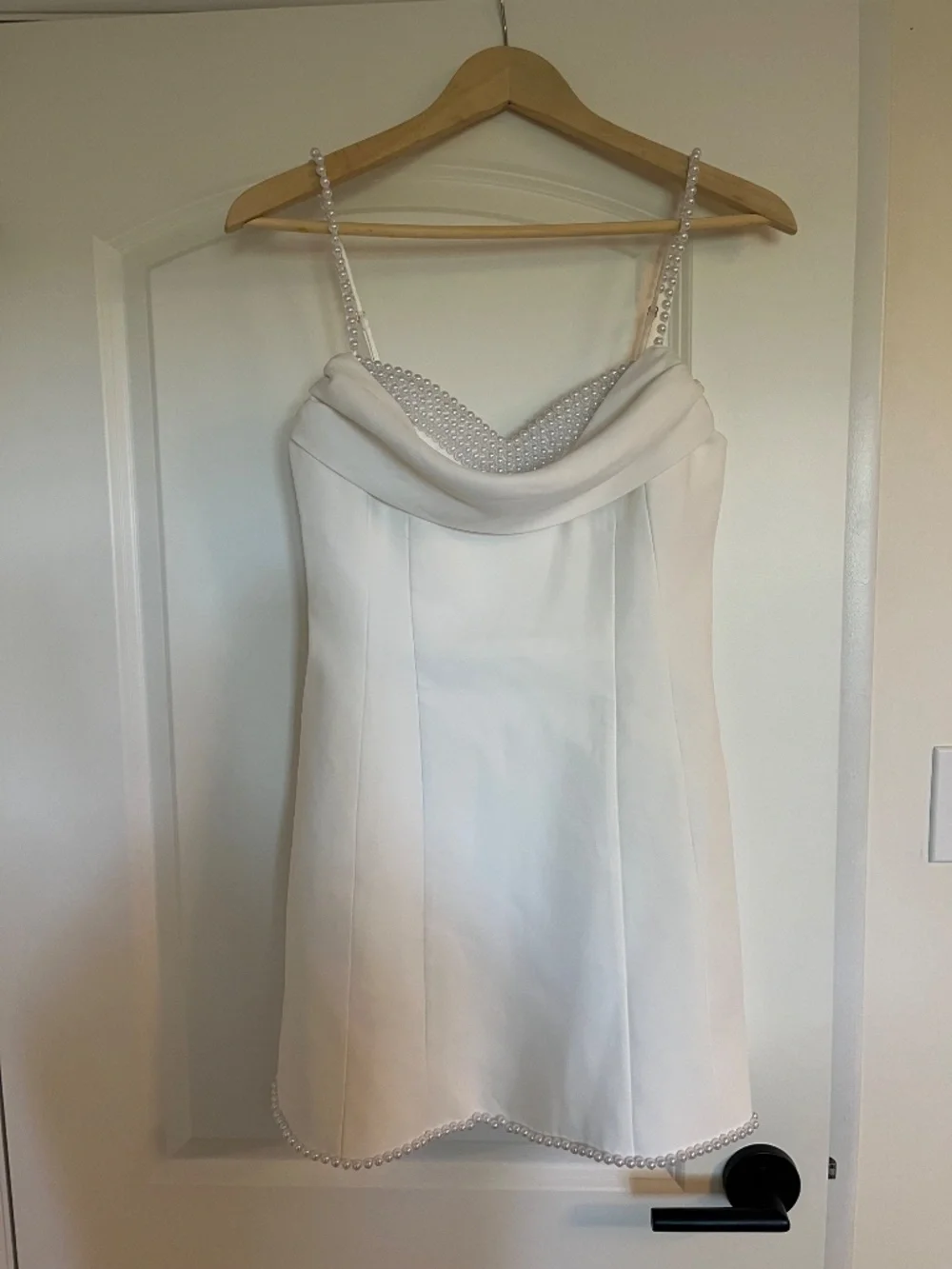 Meshki Liliane Suiting Mini Dress - White - Picture 4 of 5